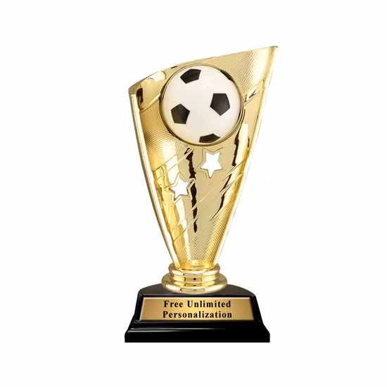 Porcellana Trofeo creativo in vetro cristallo con piatto rotondo con base in metallo, targa in legno souvenir trofeo di cristallo personalizzato