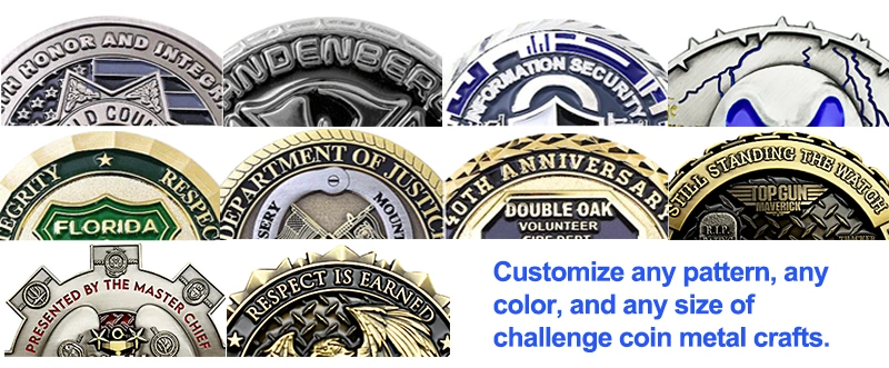 Custom Stamping Metal Silver Freemason Shaped Masonic Challenge Souvenir Coin