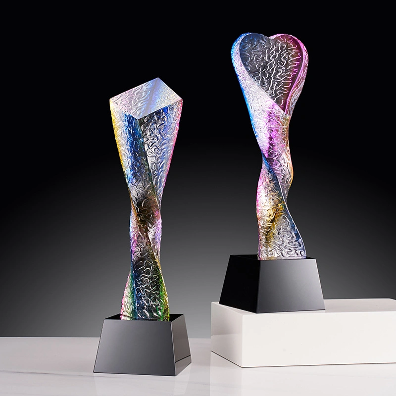 ODM OEM Awards Color Crystal Trophy for Competition