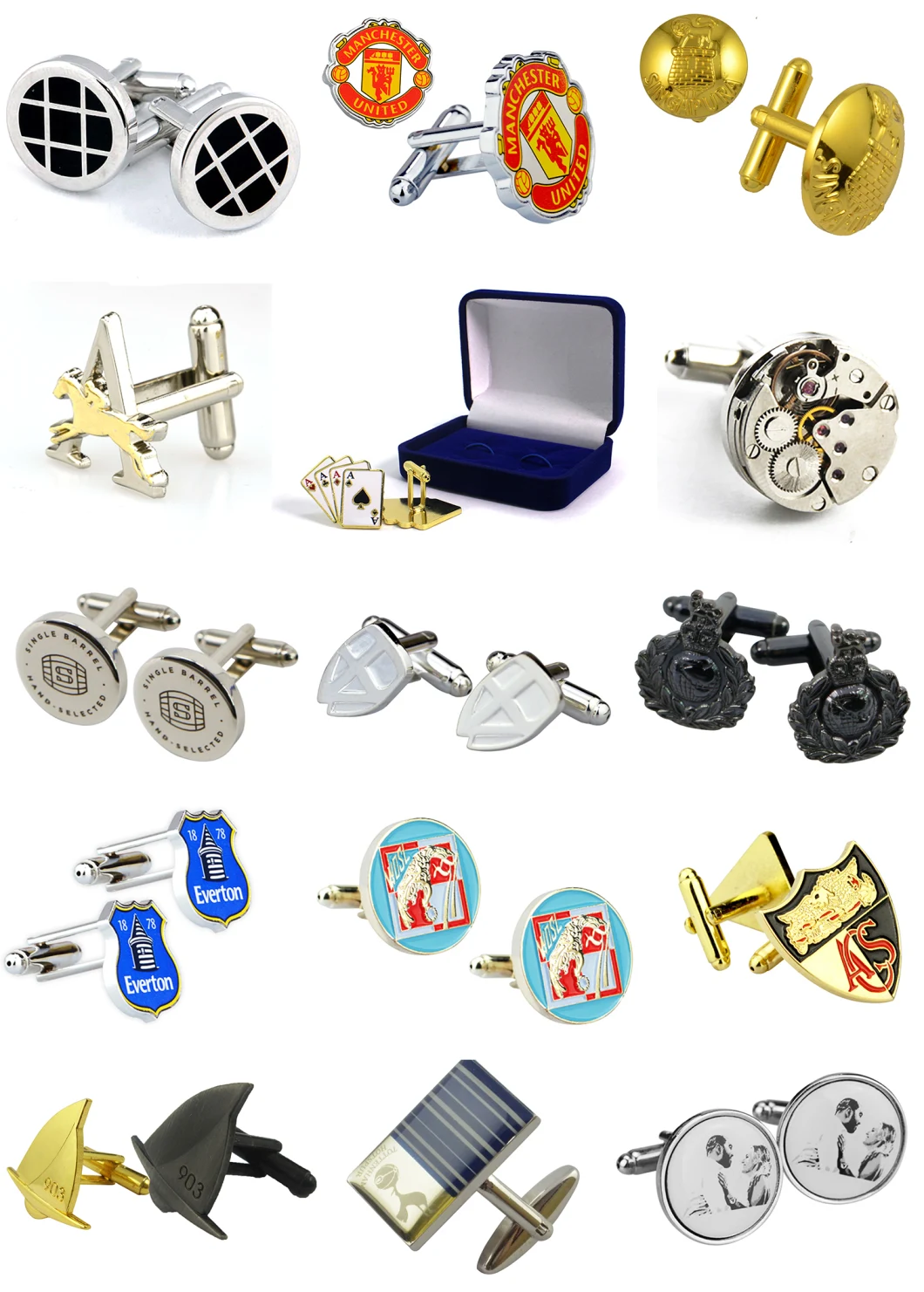 Custom Clothing Decoration Souvenir Metal Cufflink