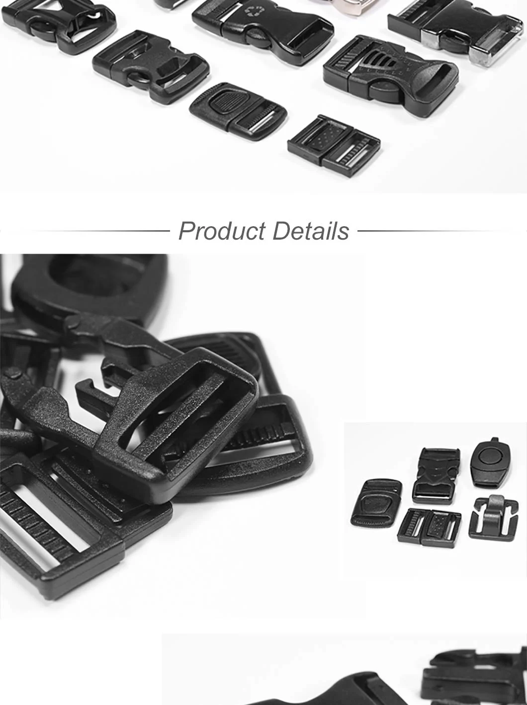 Wholesale Plastic Swivel Snap Hooks Clasp Buckle for Backpack Straps Webbing Belt Bag Accessories