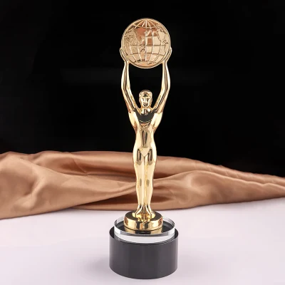 Trofeo sportivo di cristallo del premio della tazza del metallo del trofeo di cristallo di vendita calda