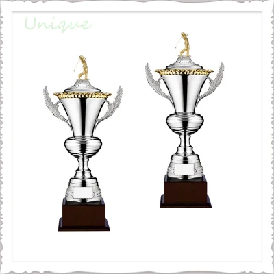 Trofeo in lega di zinco premio sportivo in metallo all'ingrosso personalizzato in fabbrica di alta qualità come regalo souvenir