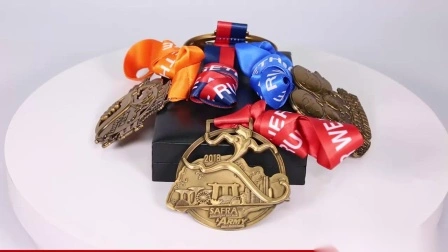 Vendita calda, ginnastica bodybuilding in metallo personalizzata, powerlifting, corsa, maratona, coppe sportive, trofei, oro, campioni, vincitori, premi, medaglie